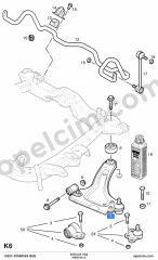 Opel Meriva A Sağ Salincak Bilumum BSG 5352028