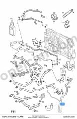 Opel Astra G Yağ Soğutucu Hortumu (Y20DTH Y22DTR X20DTL) YILPAR 5851905