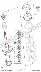 Opel Meriva A Ön Amortisör Sag Bilumum BSG 344344