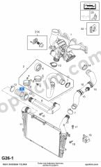 Opel Astra H Turbo Ara Soğutma Hortumu 1.3 CDTI (Z13DTH) YILPAR 5835873