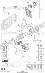 Opel Zafira B Termostat 1.6 Turbo (A16LET Z16LET) BSG 6338050
