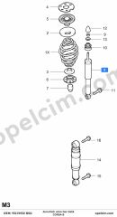 Opel Corsa B Amortisör Arka Bilumum Dar Delik BSG 436305