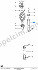 Opel Corsa C Amortisör Arka Bilumum Dar Delik BSG 436305