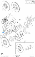 Opel Vectra C Ön Fren Balatası BSG 1605139 1605088