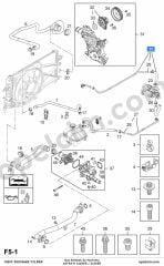 Opel Astra H Gaz Kelebek Su Hortumu 1.6 Ecotec (A16XER Z16XER) YILPAR 826001