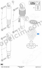 Opel Vectra C Arka Helezon Yayi BSG 424070