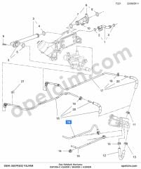 Opel Zafira C Gaz Kelebek Hortumu (A16XER A18XER B16XER) YILPAR 825027