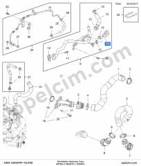 Opel Astra J Devirdaim Hortumu İnce 1.6 CDTI (B16DTH B16DTL) YILPAR 1338398