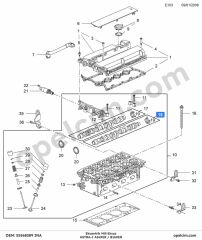 Opel Astra J Eksantrik Mili Eksoz 1.6 Ecotec (A16XER B16XER) INA 55568389 636107