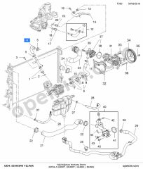 Opel Astra J Yağ Soğutucu Hortumu Emme (A14NET A14NEL B14NEL) YILPAR 650194