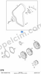 Opel Meriva A Triger Seti 1.7 CDTI (A17DTR) INA 1606389