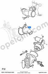 Opel Astra H Termostat 92 Derece C 1.2 Ecotec (Z12XEP) BSG 1338096 1338423