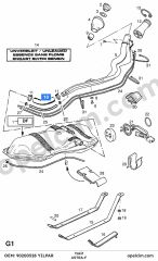 Opel Astra F Yakıt Depo Hortumu YILPAR 806117