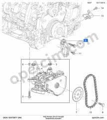 Opel Insignia B Yağ Pompa Zinciri Ve Gergisi GM 646141 (B16DT)