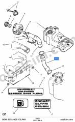 Opel Vectra A Yakıt Depo Dolum Hortumu YILPAR 806127