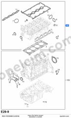 Opel İnsignia A Motor Üst Takım Contası 1.6 Ecotec (A16XER) ELRING 504200
