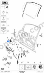 Opel Zafira B Ön Kapı Gergisi BSG 5160256