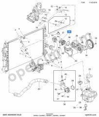 Opel Astra J Termostat 1.4 Turbo (A14NET) KALE 1338380
