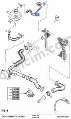 Opel Corsa B Yedek Su Depo Hortumu 1.2/8V 1.4/8V YILPAR 1337454