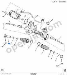 Opel Antara C140 Sağ Rot Başi Sol BSG 4819273