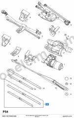 Opel Astra H Ön Silecek Süpürgesi Takimi BSG 6272302 1272326