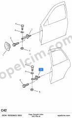 Opel Vectra B Arka Kapı Gergisi BSG 5160229