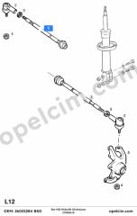Opel Corsa B Rot Mili Bilumum Hidrolik Direksiyon BSG 322158