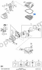 Opel Antara Hava Filtresi (Z20DM Z20DMH) BSG 4807917