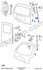 Opel Corsa B Bagaj Amortisörü BSG 132725