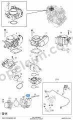 Opel İnsignia A Gaz Kelebeği 1.6 Turbo (A16LET) GM 93186242