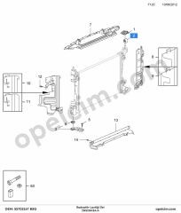 Opel Insignia A Radyatör Lastiği Üst BSG 1310976