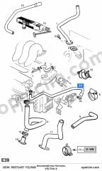 Opel Vectra A Havalandırma Hortumu YILPAR 5656062