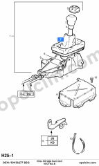 Opel Vectra B Vites Körügü Suni Deri BSG 5738405
