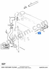 Opel Astra G Havalandırma Hortumu (C14NZ X14SZ C14SE) YILPAR 5656065