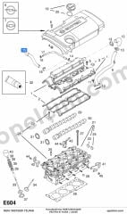 Opel Vectra B Havalandırma HORTUMUX16XE 1.6 Ecotec (Z16XE Y16XE) YILPAR 5656072