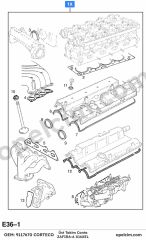 Opel Zafira A Üst Takim Conta (X16XEL) CORTECO 1606380