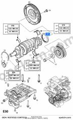 Opel Vectra B Arka Krank Keçesi 2.0 CDTI (Y20DTH) CORTECO 614855