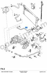Opel Tigra A Termostat Hortumu 1.2 Ecotec (X12XE) YILPAR 1337460
