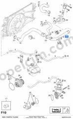 Opel Astra G Radyatör Bağlantı BORUSUX14XE (Z16XE Z16XEP X16XEL) YILPAR 6336007