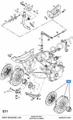Opel Vectra A Debriyaj Seti 18SV (C18NZ E18NVR) LUK 1606702 1606726