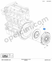 Opel Astra F Debriyaj Baskisi 1.6 16V LUK 666078
