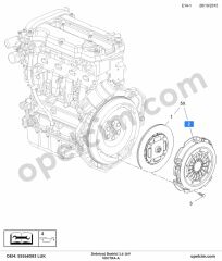 Opel Vectra A Debriyaj Baskisi 1.6 16V LUK 666078