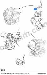 Opel Vectra C Egr Valfi 1.6 Ecotec (Z16XEP) DELPHI 851038