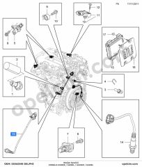 Opel Corsa D Oksijen Sensörü Bilumum 1.2 Ecotec (A12XEL) DELPHI 855235