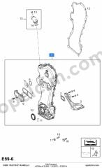 Opel Astra H Yağ Pompası Pierburg 646076 1.3 CDTI (Z13DT)