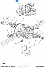 Opel Vectra A Yağ Pompası 16NV 18SEH 18SV (X20XEV) MARELLI 646001 646042 / MARELLI 359002100030
