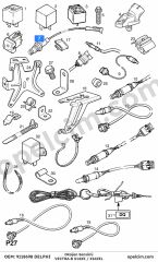 Opel Vectra B Oksijen Sensörü (X14XE X16XEL) DELPHI 450 Mm 855345