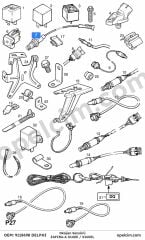 Opel Zafira A Oksijen Sensörü (X14XE X16XEL) DELPHI 450 Mm 855345