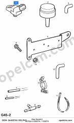 Opel Astra G Map Sensörü (Y22DTH) DELPHI 851365