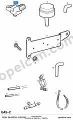 Opel Zafira A Map Sensörü (Y22DTH) DELPHI 851365